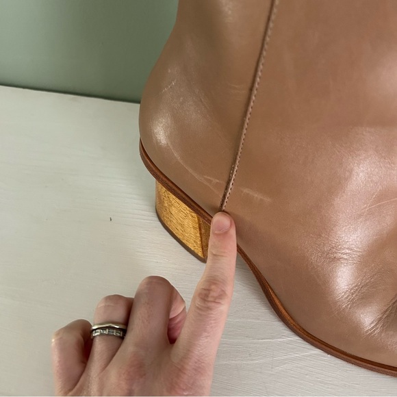 Bernardo Womens Nantucket Tan Ankle Boots Size 7 - Picture 5 of 11